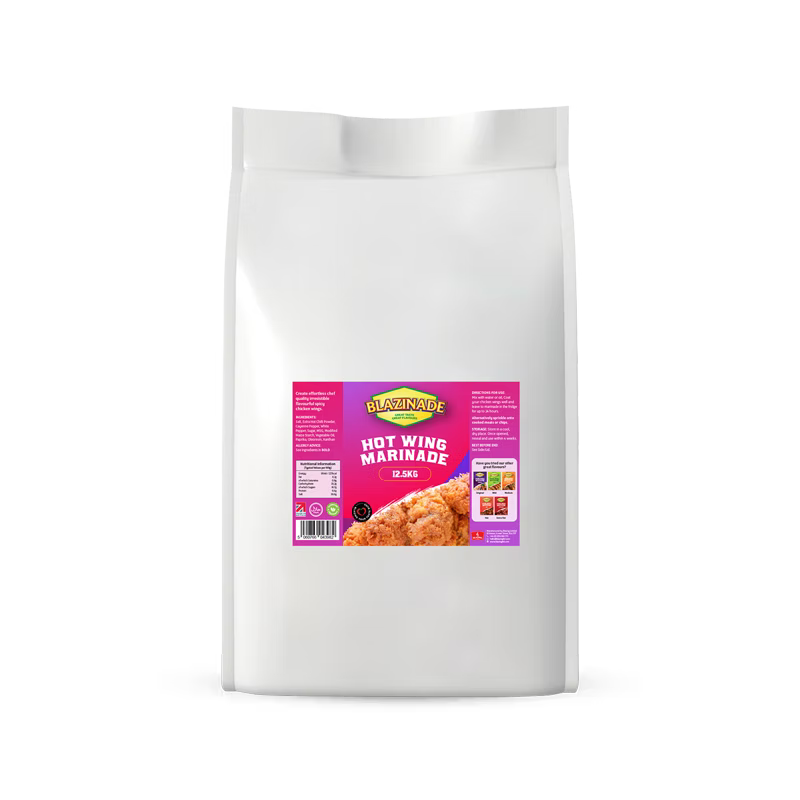 Blazinade Peri Peri Hot Wing Marinade 12.5kg, Bulk Spicy Chicken Wing Seasoning