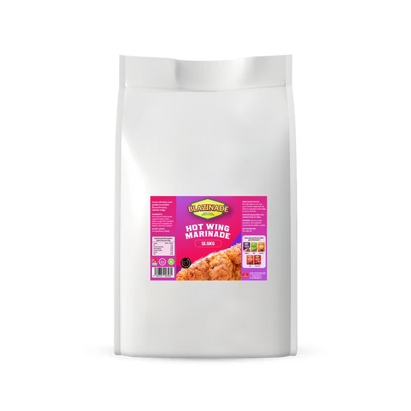 Blazinade Peri Peri Hot Wing Marinade 12.5kg, Bulk Spicy Chicken Wing Seasoning