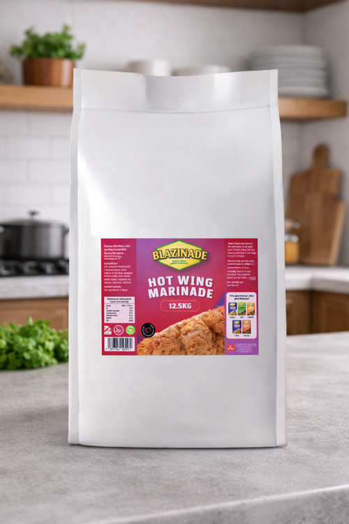 Blazinade Peri Peri Hot Wing Marinade 12.5kg, Bulk Spicy Chicken Wing Seasoning