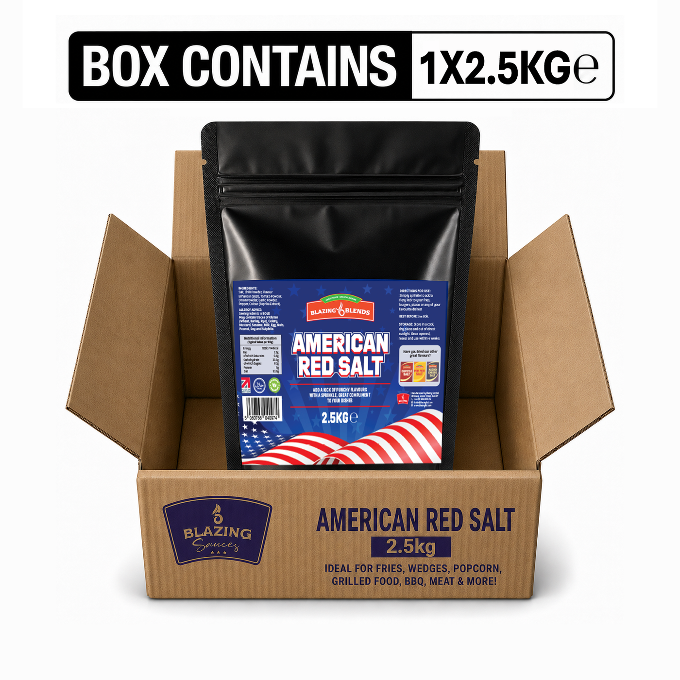 Blazing American Salt Seasoning – Takeaway Chip Seasoning (2.5kg Catering Pack)