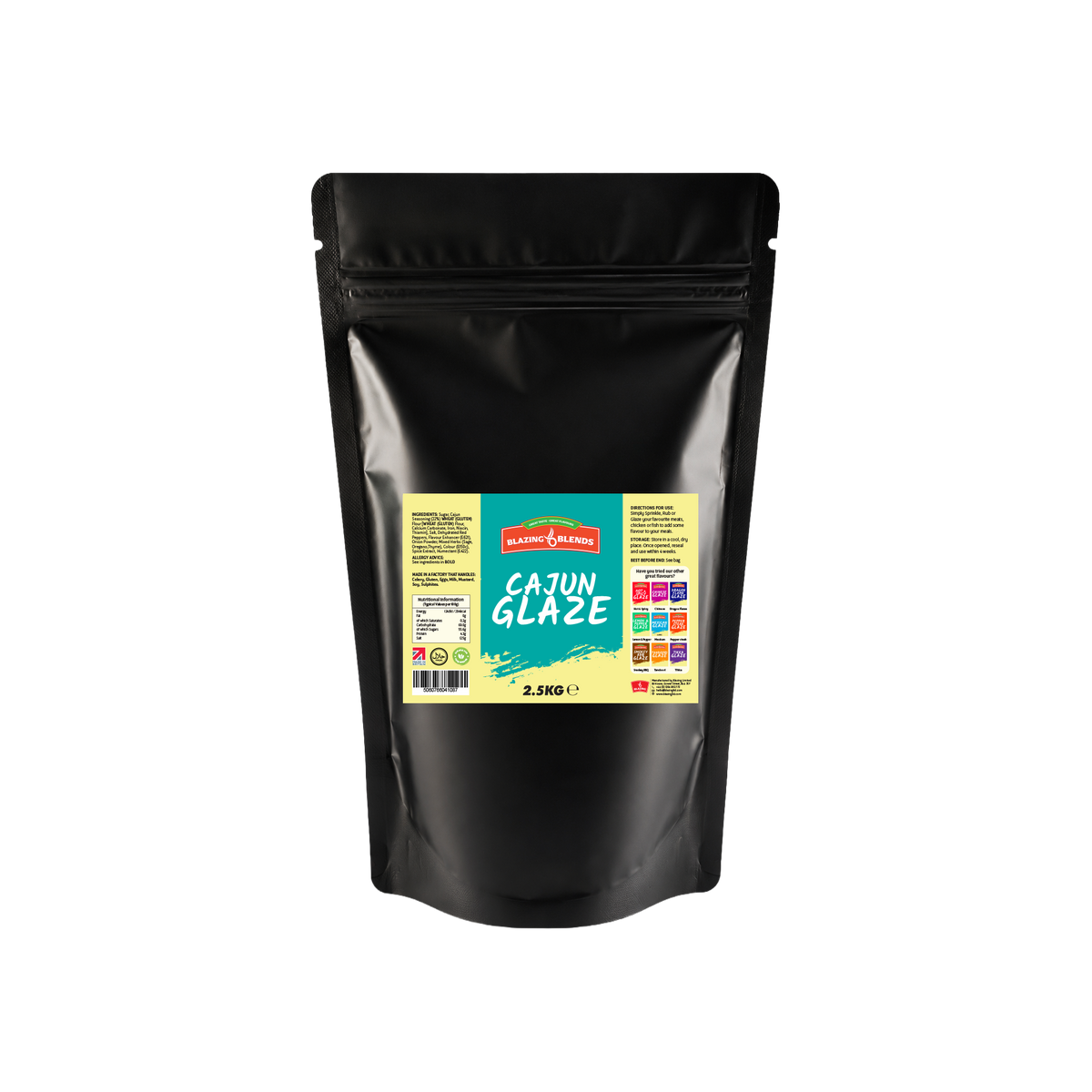 Cajun Glaze Sauce 2.5kg – Smoky Cajun Wing & Chicken Glaze for Catering