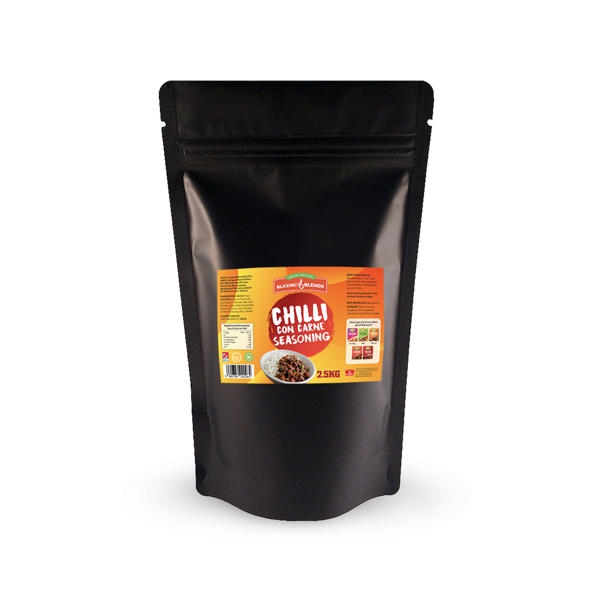 Chilli Con Carne Seasoning Mix 2.5kg – Authentic Mexican Spice Blend for Catering & Takeaways
