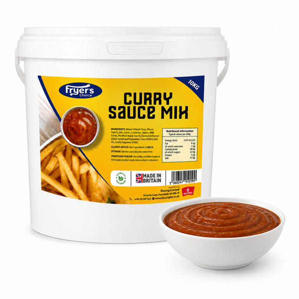 Blazing Curry Sauce Mix 10kg – Authentic Takeaway Style Curry Sauce Base