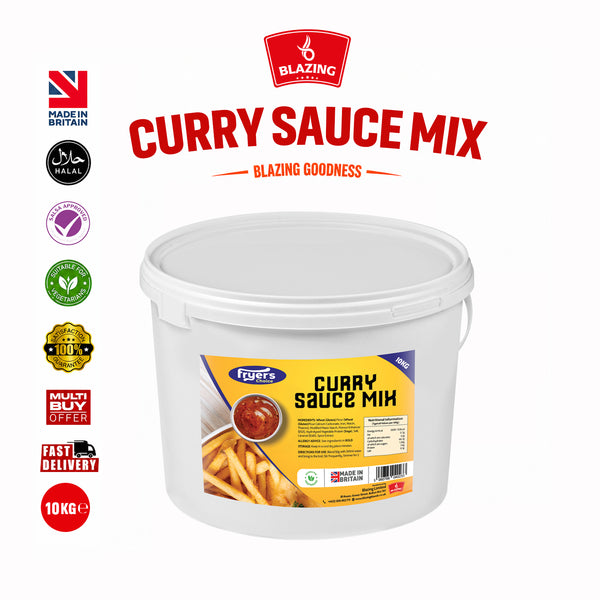 Blazing Curry Sauce Mix 10kg – Authentic Takeaway Style Curry Sauce Base