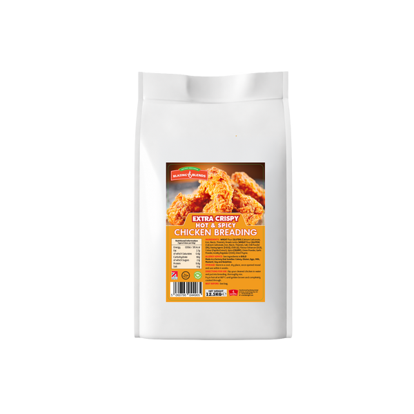Extra Crispy Hot & Spicy Chicken Breading 12.5kg, Bulk Fried Chicken Coating Mix