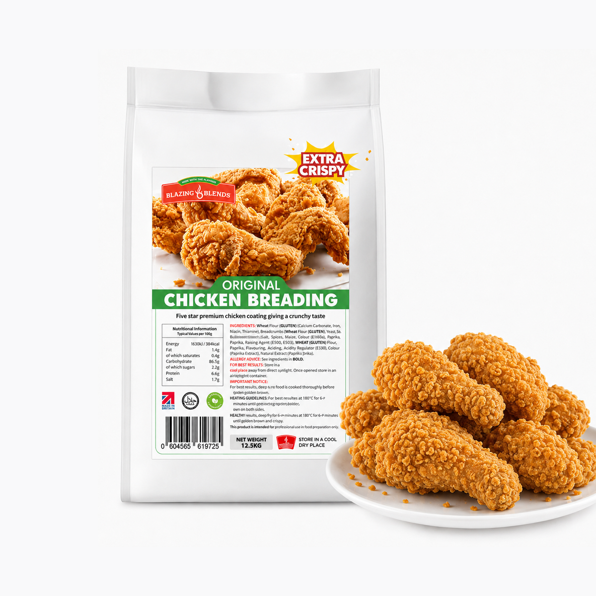 Blazing Extra Crispy Original Chicken Breading 12.5kg