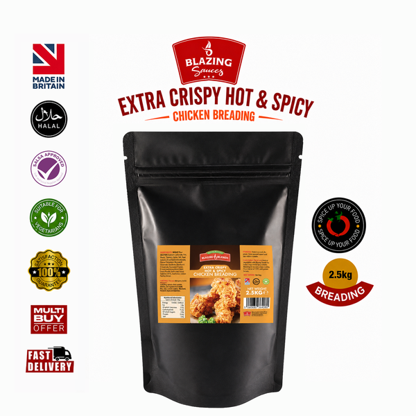 Extra Crispy Hot & Spicy Chicken Breading 2.5kg, Crispy Fried Chicken Coating Mix