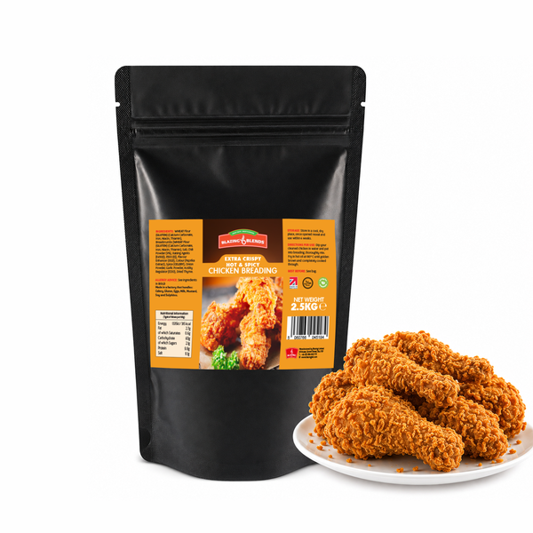 Extra Crispy Hot & Spicy Chicken Breading 2.5kg, Crispy Fried Chicken Coating Mix