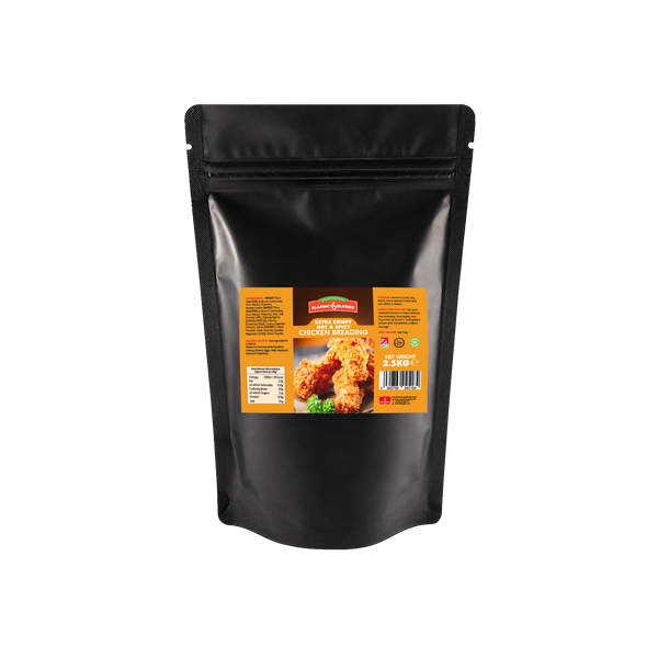 Extra Crispy Hot & Spicy Chicken Breading 2.5kg, Crispy Fried Chicken Coating Mix
