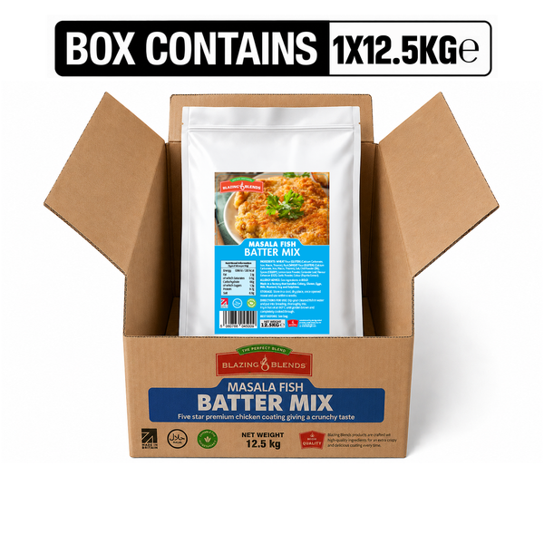 Blazing Fish Masala Batter Mix 12.5kg – Crispy Spiced Fish Batter
