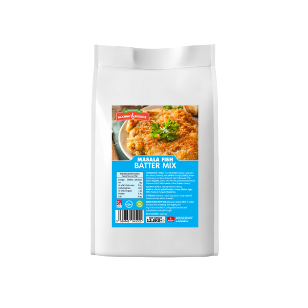 Blazing Fish Masala Batter Mix 12.5kg – Crispy Spiced Fish Batter