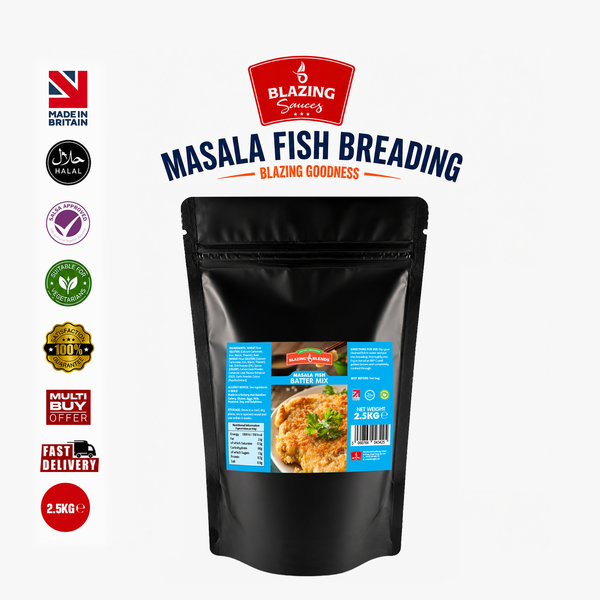 Blazing Fish Masala Batter Mix 2.5kg – Crispy Spiced Fish Batter