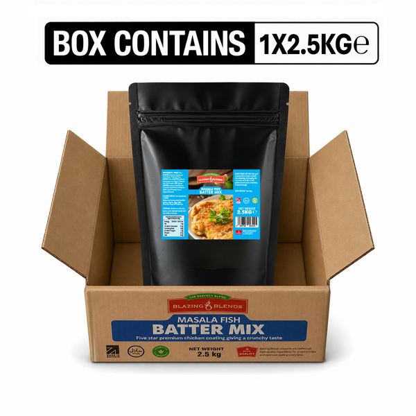 Blazing Fish Masala Batter Mix 2.5kg – Crispy Spiced Fish Batter