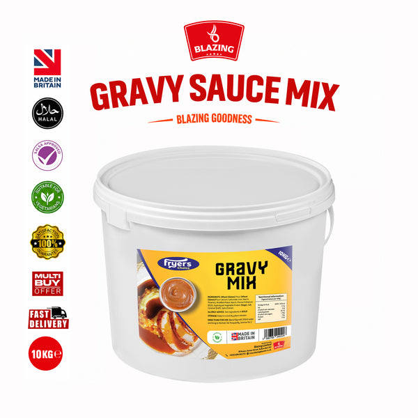 Blazing Gravy Mix 10kg – Rich Takeaway Style Gravy Sauce Base