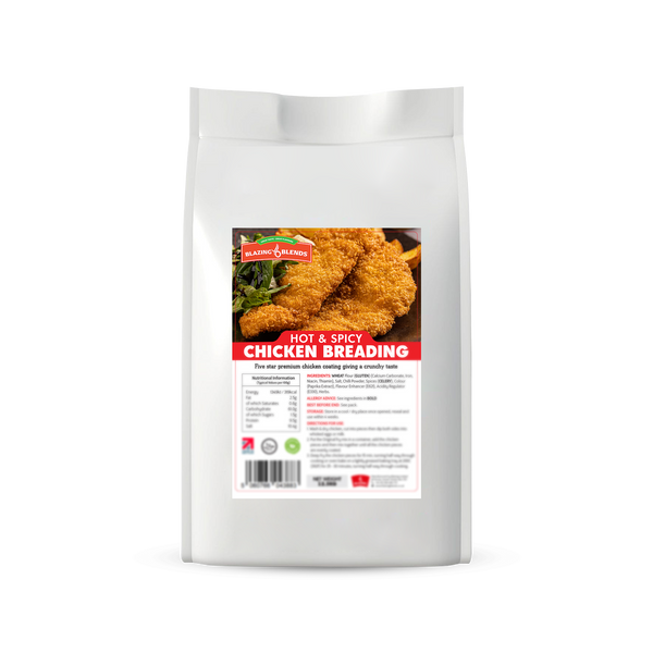 Blazing Hot & Spicy Chicken Breading 12.5kg – Crispy Spicy Chicken Coating
