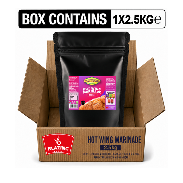 Blazinade Peri Peri Hot Wing Marinade 2.5kg, Spicy Chicken Wing Seasoning