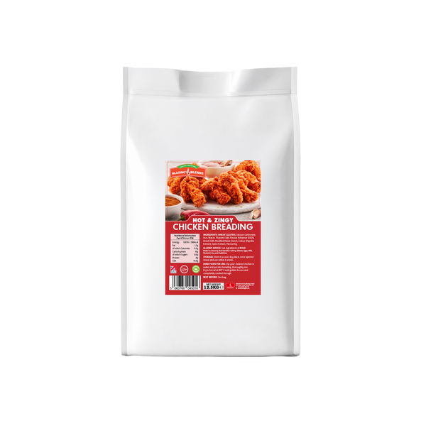 Hot & Zingy Chicken Breading 12.5kg – Bulk Spicy Fried Chicken Coating Mix