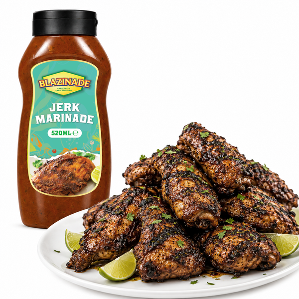 Blazing Jerk Marinade Sauce 520ml, for Chicken, Meat & Vegetables