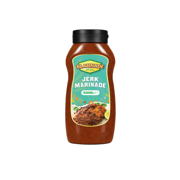 Blazing Jerk Marinade Sauce 520ml, for Chicken, Meat & Vegetables