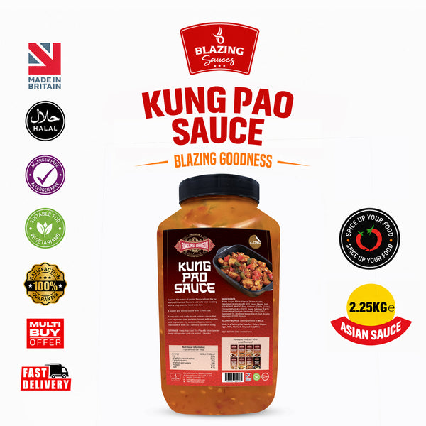 Blazing Kung Pao Sauce 2.25kg – Wholesale Spicy Sweet Chinese Stir Fry Sauce