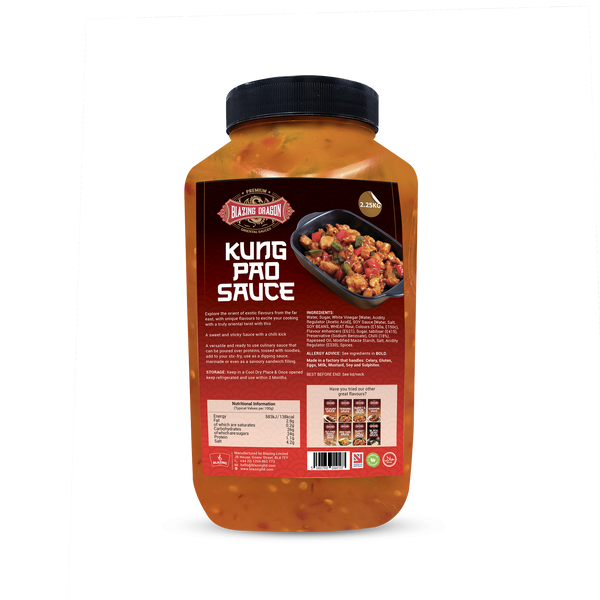 Blazing Kung Pao Sauce 2.25kg – Wholesale Spicy Sweet Chinese Stir Fry Sauce