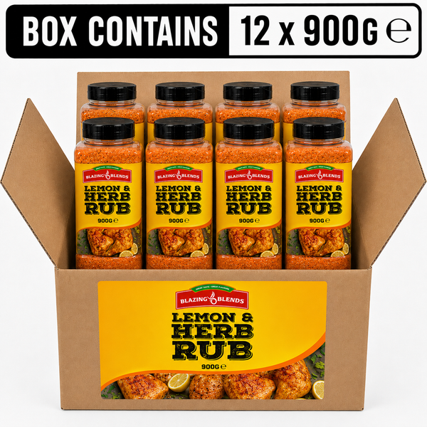 Blazing Lemon & Herb Dry Rub Seasoning 900g