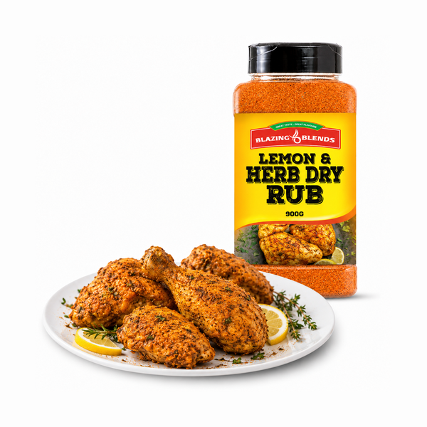 Blazing Lemon & Herb Dry Rub Seasoning 900g