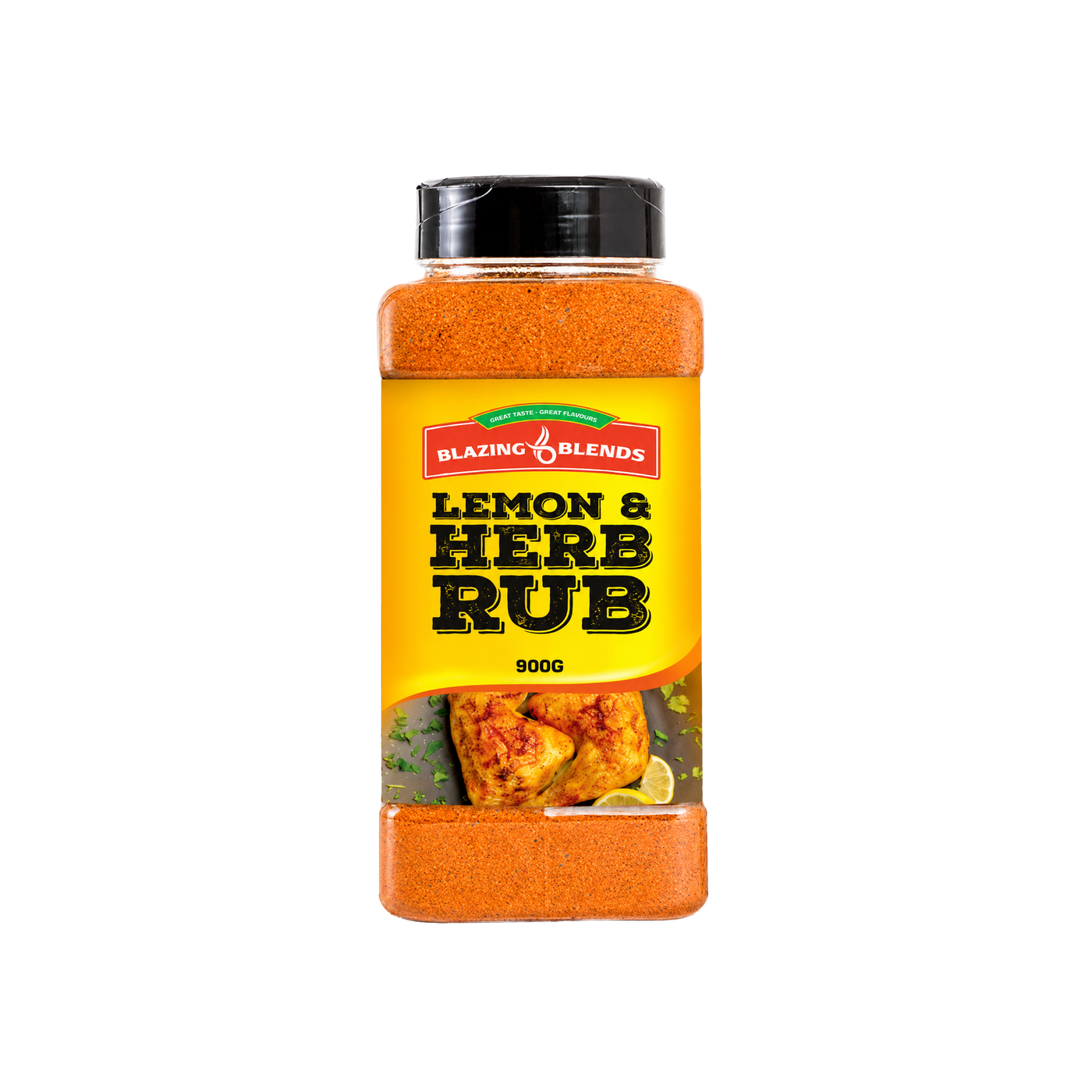 Blazing Lemon & Herb Dry Rub Seasoning 900g