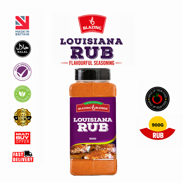 Blazing Louisiana Cajun Dry Rub Seasoning 900g