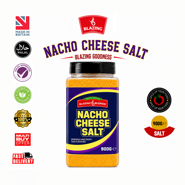 Blazing Nacho Salt Seasoning – Cheesy Nacho Chip Seasoning (900g)