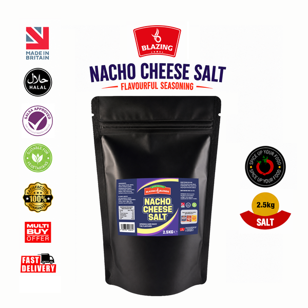 Blazing Nacho Salt Seasoning – Cheesy Nacho Chip Seasoning (2.5kg Catering Pack)