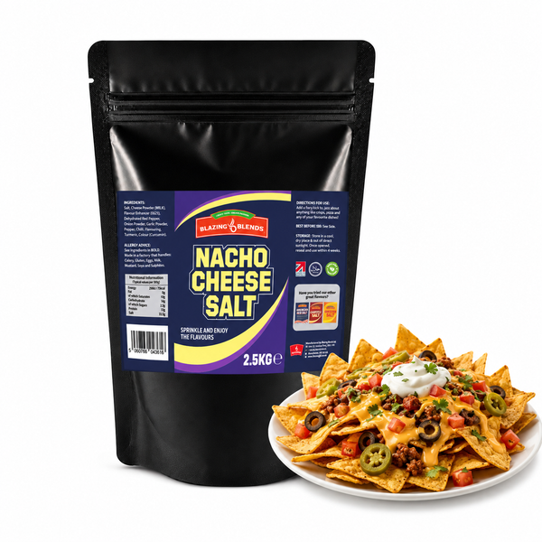 Blazing Nacho Salt Seasoning – Cheesy Nacho Chip Seasoning (2.5kg Catering Pack)