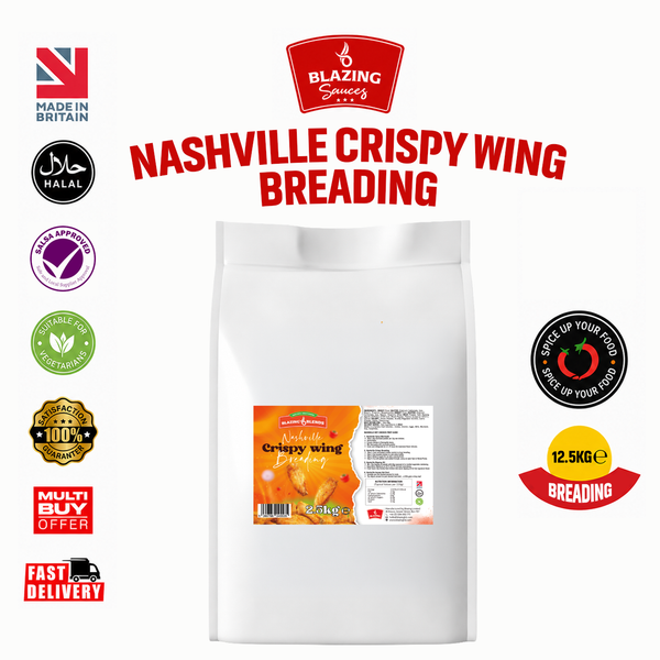 Blazing Nashville Crispy Chicken Wing Breading 12.5kg