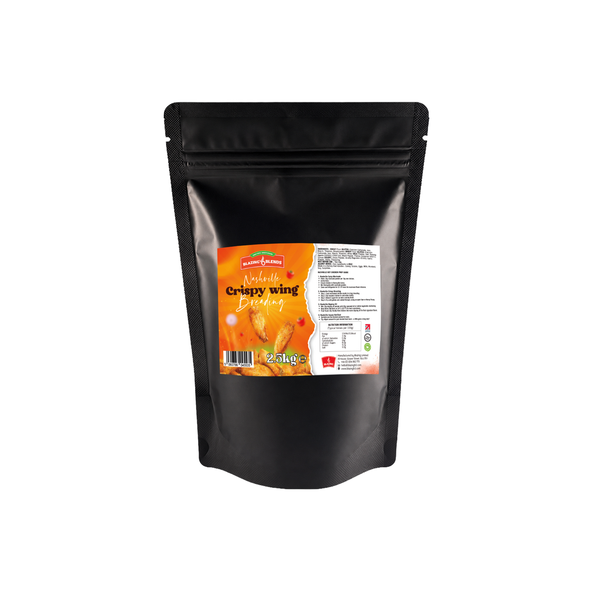 Blazing Nashville Crispy Chicken Wing Breading 2.5kg