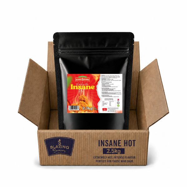 Nashville Insane Hot Seasoning, Extra Hot Chicken Coating Powder 2.5kg