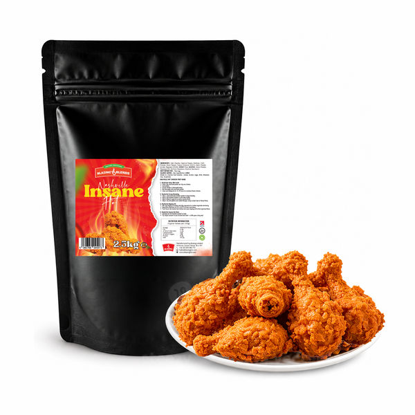 Nashville Insane Hot Seasoning, Extra Hot Chicken Coating Powder 2.5kg