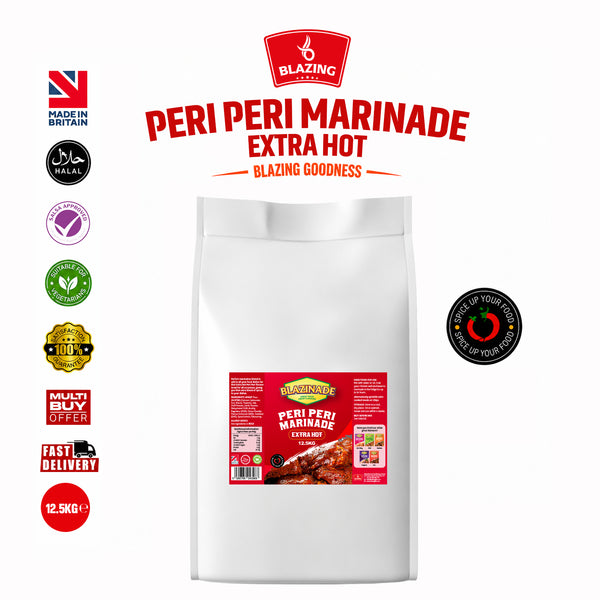 Blazing Peri Peri Extra Hot Marinade 12.5kg, Spicy Chicken & Grill Seasoning