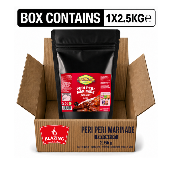 Blazing Peri Peri Extra Hot Marinade 2.5kg, Spicy Chicken & Grill Seasoning