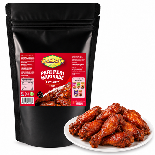 Blazing Peri Peri Extra Hot Marinade 2.5kg, Spicy Chicken & Grill Seasoning
