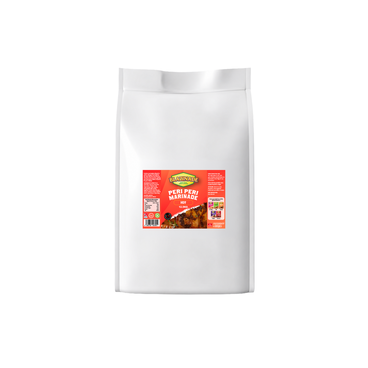 Blazinade Peri Peri Hot Marinade 12.5kg, Bulk Spicy Chicken Marinade