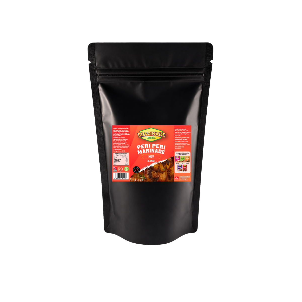 Blazinade Peri Peri Hot Marinade 2.5kg, Spicy Chicken & Grill Seasoning