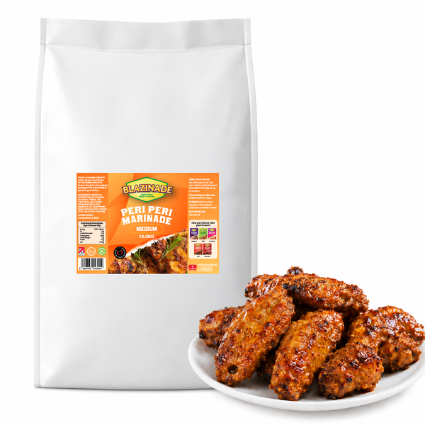 Blazinade Peri Peri Medium Marinade 12.5kg, Bulk Chicken & Meat Seasoning