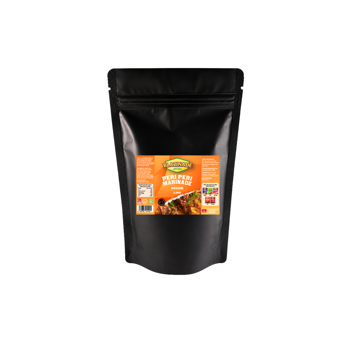 Blazinade Peri Peri Medium Marinade 2.5kg, Chicken & Meat Seasoning
