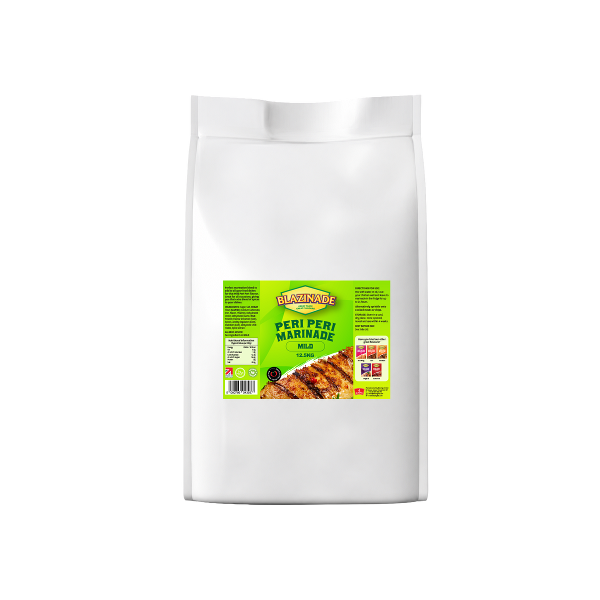 Blazinade Peri Peri Mild Marinade 12.5kg, Bulk Chicken & Meat Seasoning