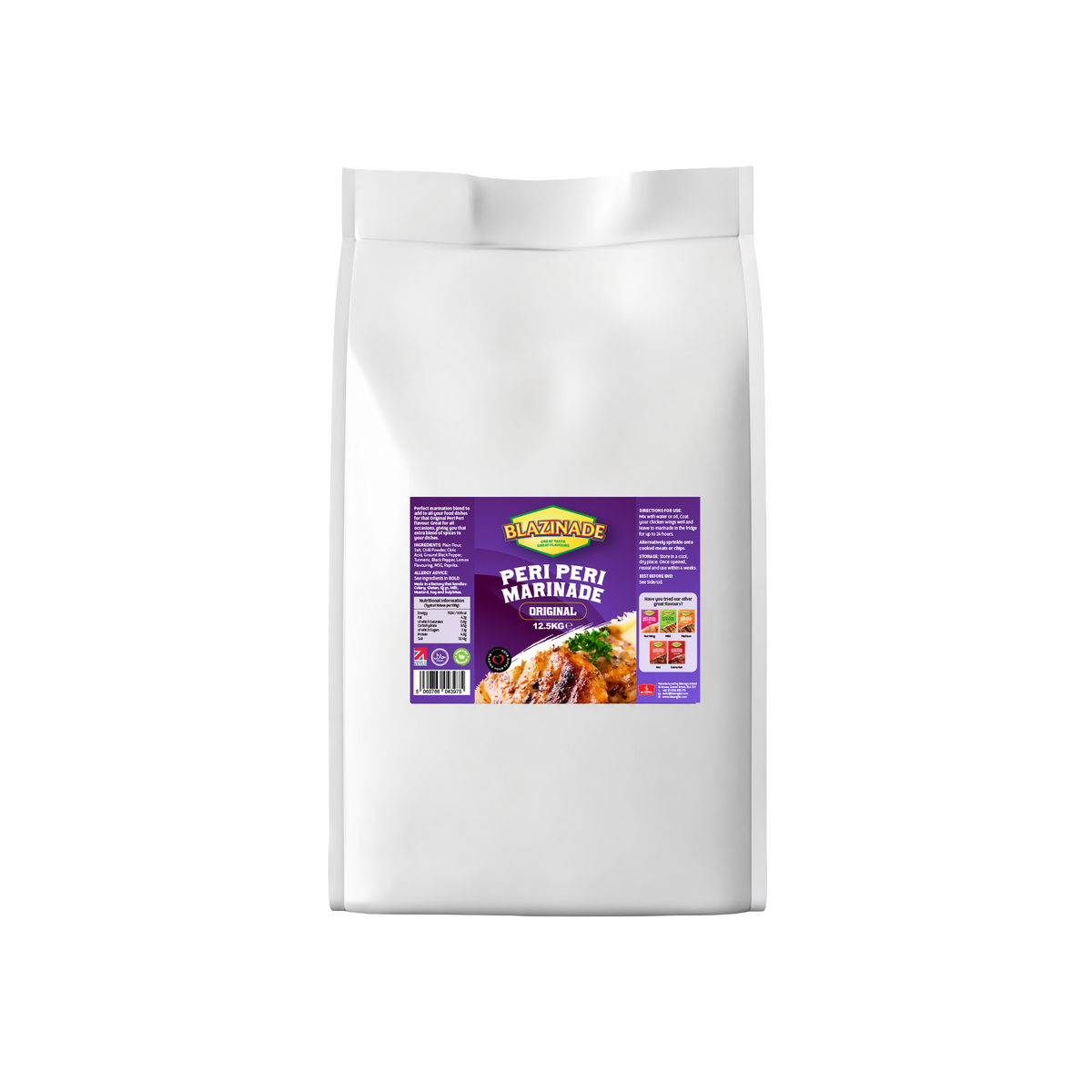 Blazinade Peri Peri Original Marinade 12.5kg, Bulk Chicken & Meat Seasoning