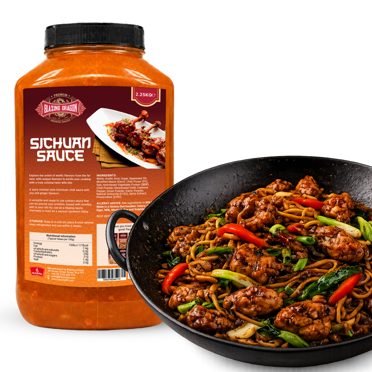 Blazing Sichuan Sauce 2.25kg – Wholesale Spicy Chinese Style Cooking Sauce