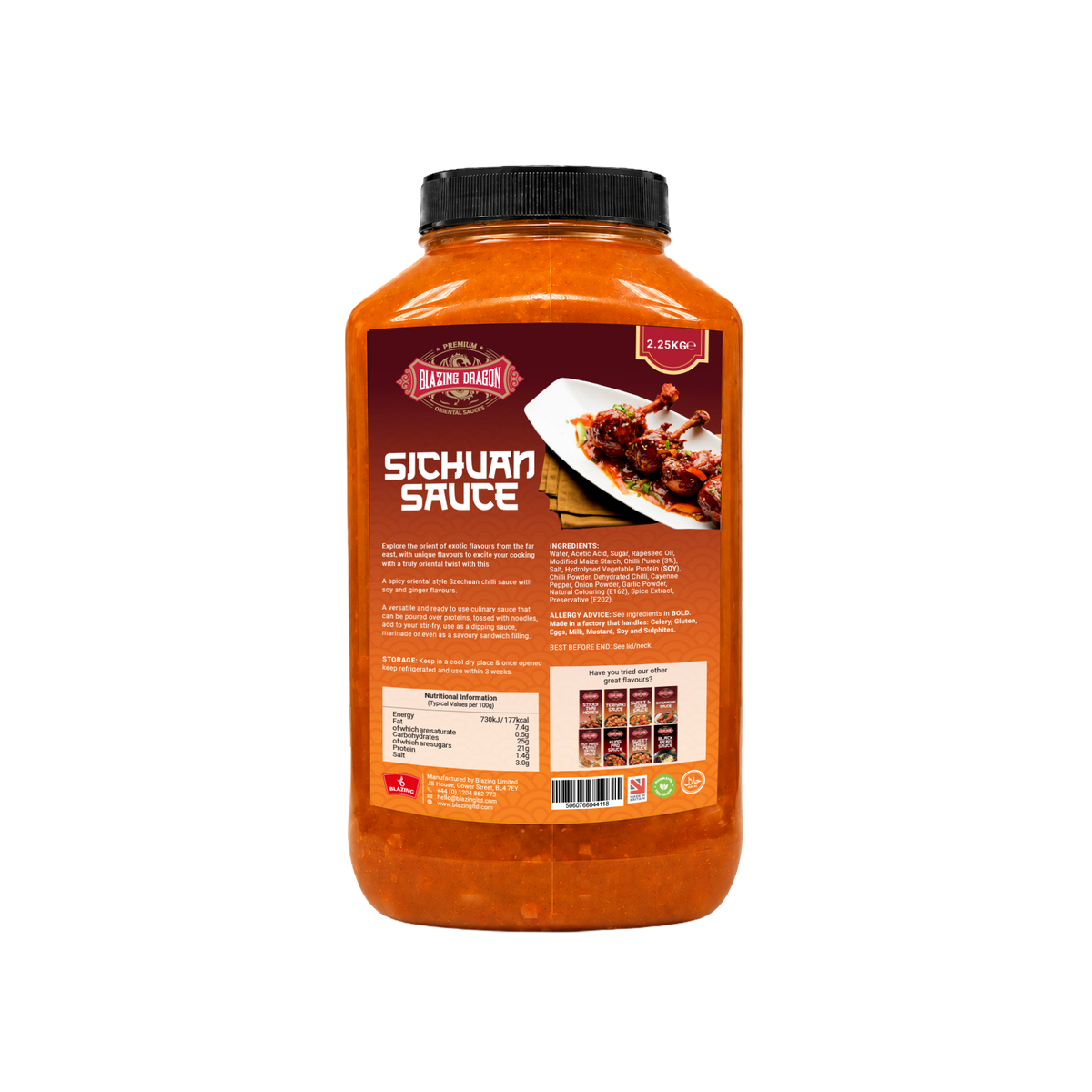Blazing Sichuan Sauce 2.25kg – Wholesale Spicy Chinese Style Cooking Sauce