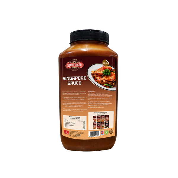 Blazing Singapore Sauce 2.25kg – Wholesale Sweet & Spicy Cooking Sauce