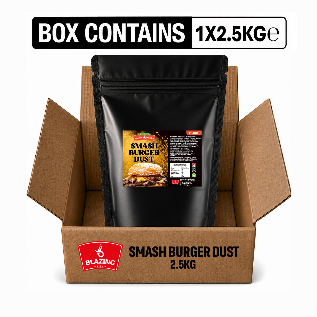 Blazing Smash Burger Seasoning Dust 2.5kg