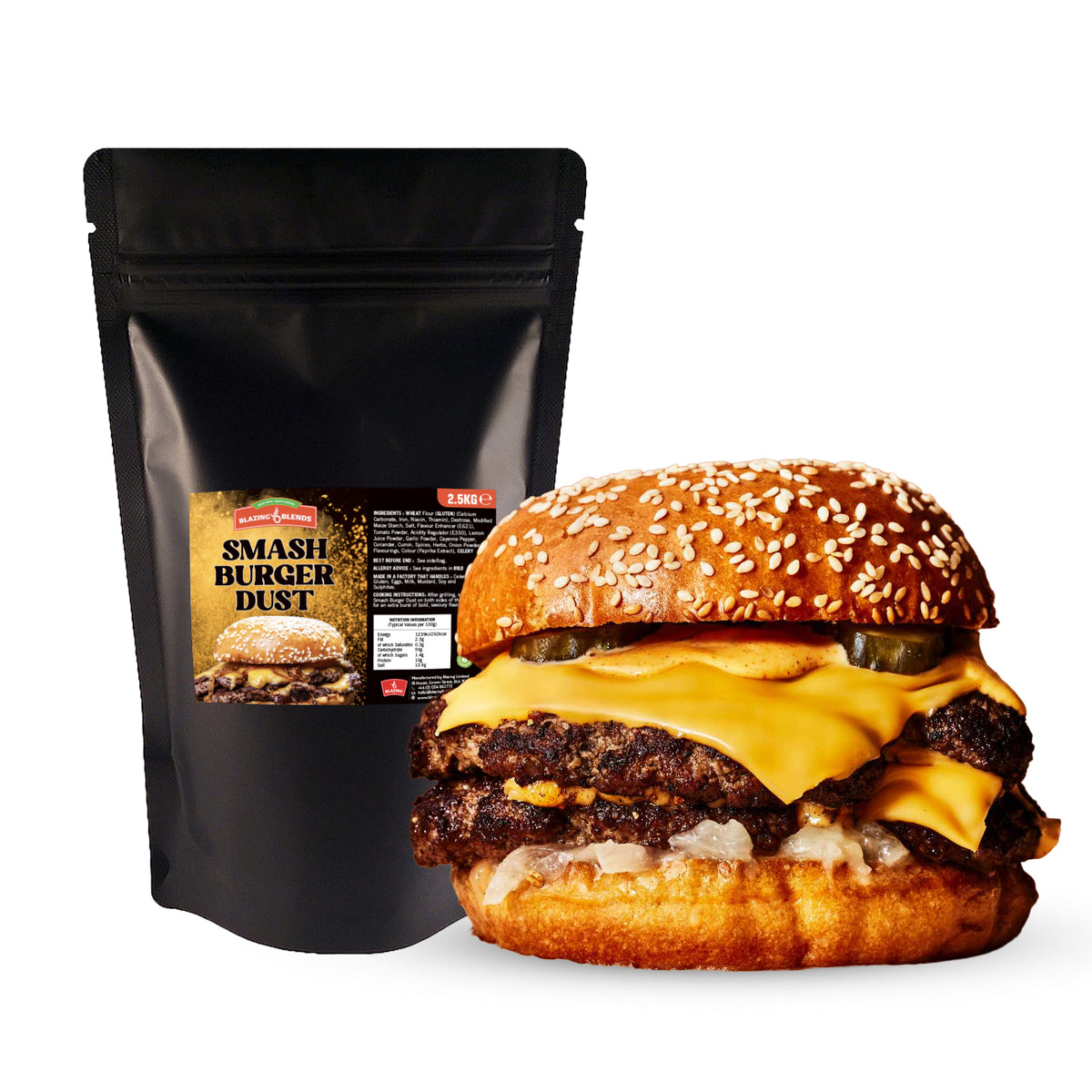 Blazing Smash Burger Seasoning Dust 2.5kg